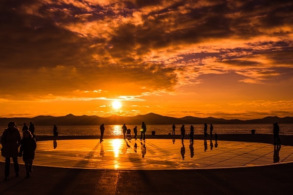 Orgue de mer et salutations au soleil - Zadar, Croatie