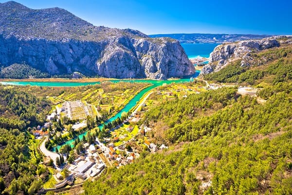 Canyon de la rivière Cetina, Croatie