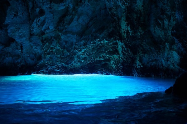 Grotte bleue - Biševo, Croatie