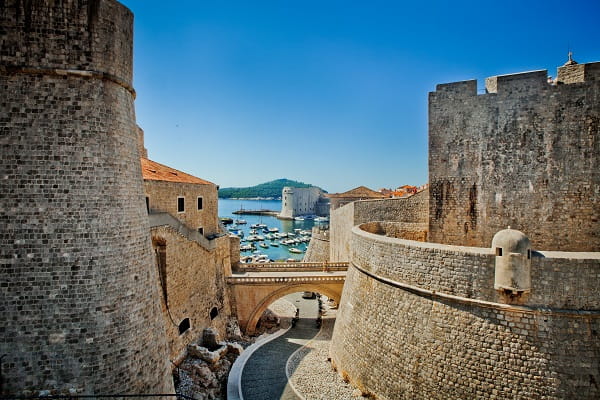 Murs de la ville de Dubrovnik, Croatie