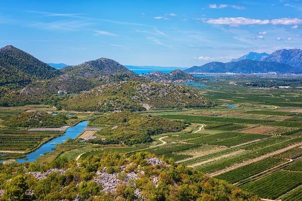 Vallée de la Neretva, Croatie