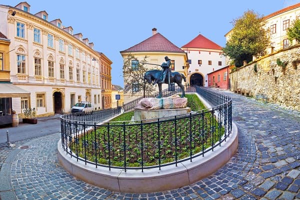 La Haute-Ville de Zagreb, Croatie