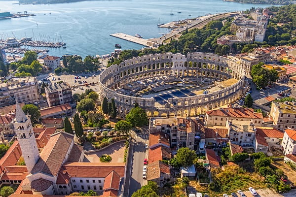 Amphithéâtre à Pula, Croatie