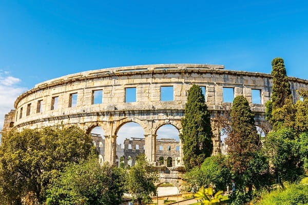 Amphithéâtre à Pula, Croatie