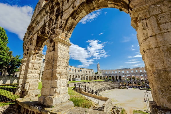 Amphithéâtre à Pula, Croatie